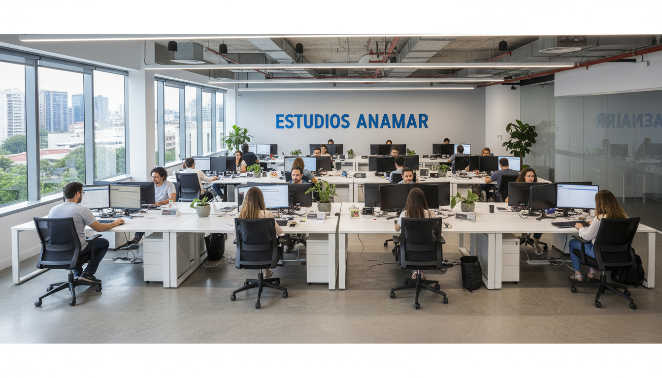 Oficinas de Estudios Anamar en Madrid — sede de la empresa de formación bonificada FUNDAE